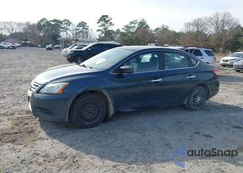 2013 Nissan Sentra Sv z USA, uszkodzony, nr VIN 3N1AB7AP2DL683382